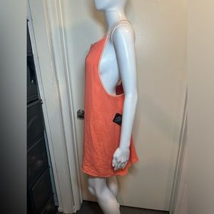 Coral racerback summer dress
